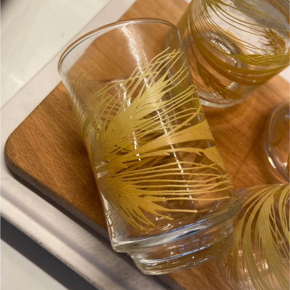 Vintage Libby Wheat Glasses - Set of 4